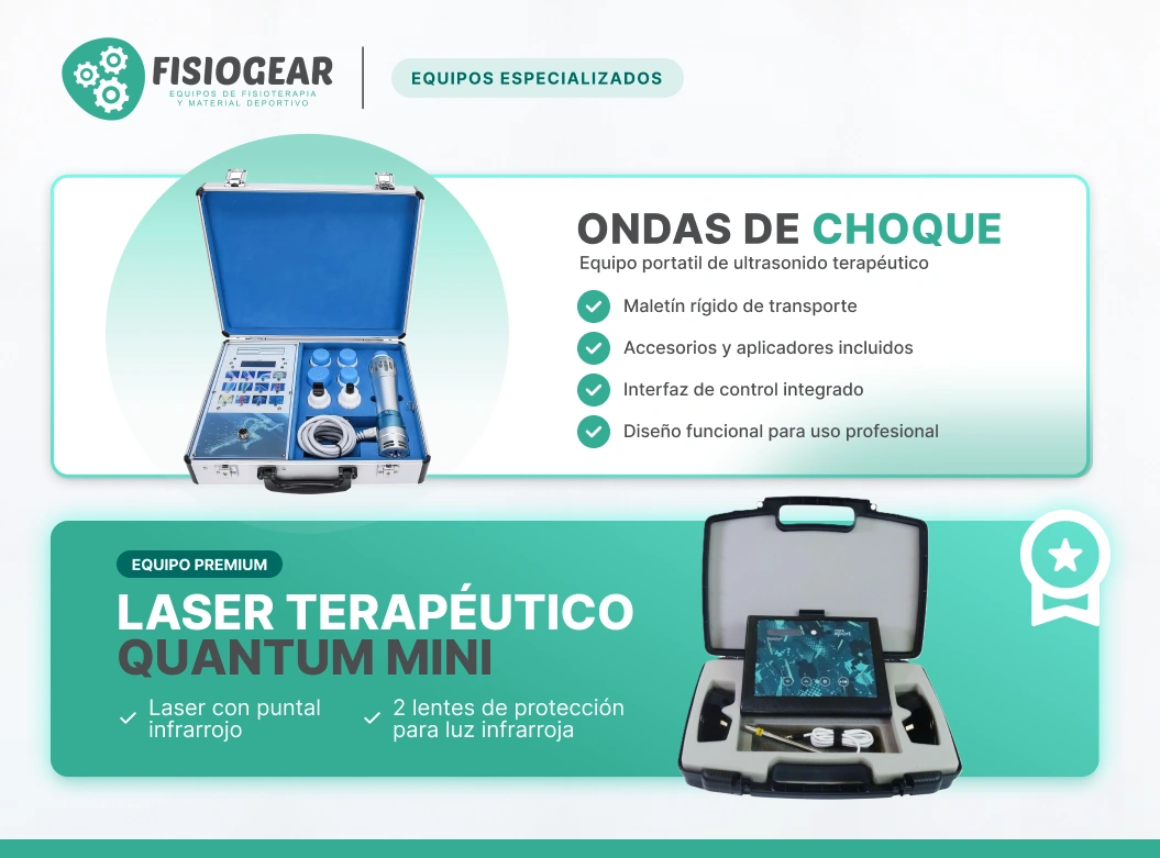 Catálogo de equipos especializados Fisiogear